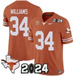 Men’s Texas Longhorns 2024 Vapor Limited Jersey – All Stitched