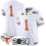 Men’s Texas Longhorns 2024 Vapor Limited Jersey – All Stitched