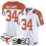 Men’s Texas Longhorns 2024 Vapor Limited Jersey – All Stitched