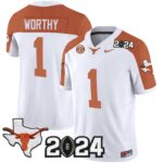 Men’s Texas Longhorns 2024 Vapor Limited Jersey – All Stitched