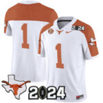 Men’s Texas Longhorns 2024 Vapor Limited Jersey – All Stitched