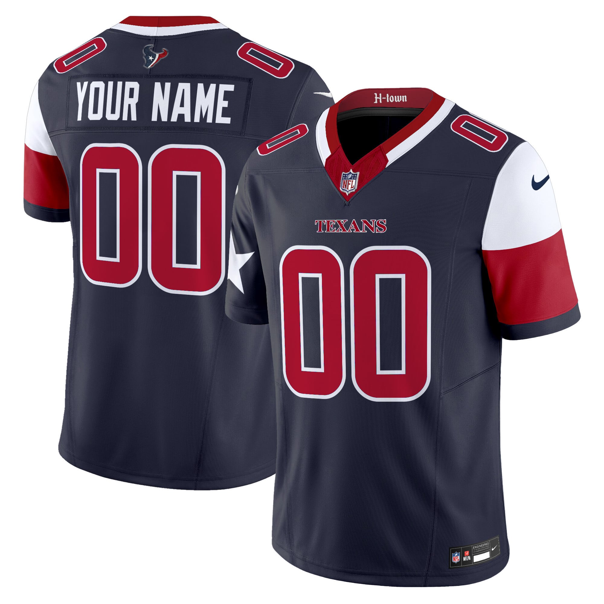 Houston Texans 2024 Vapor Limited Custom Jersey V5 – All Stitched