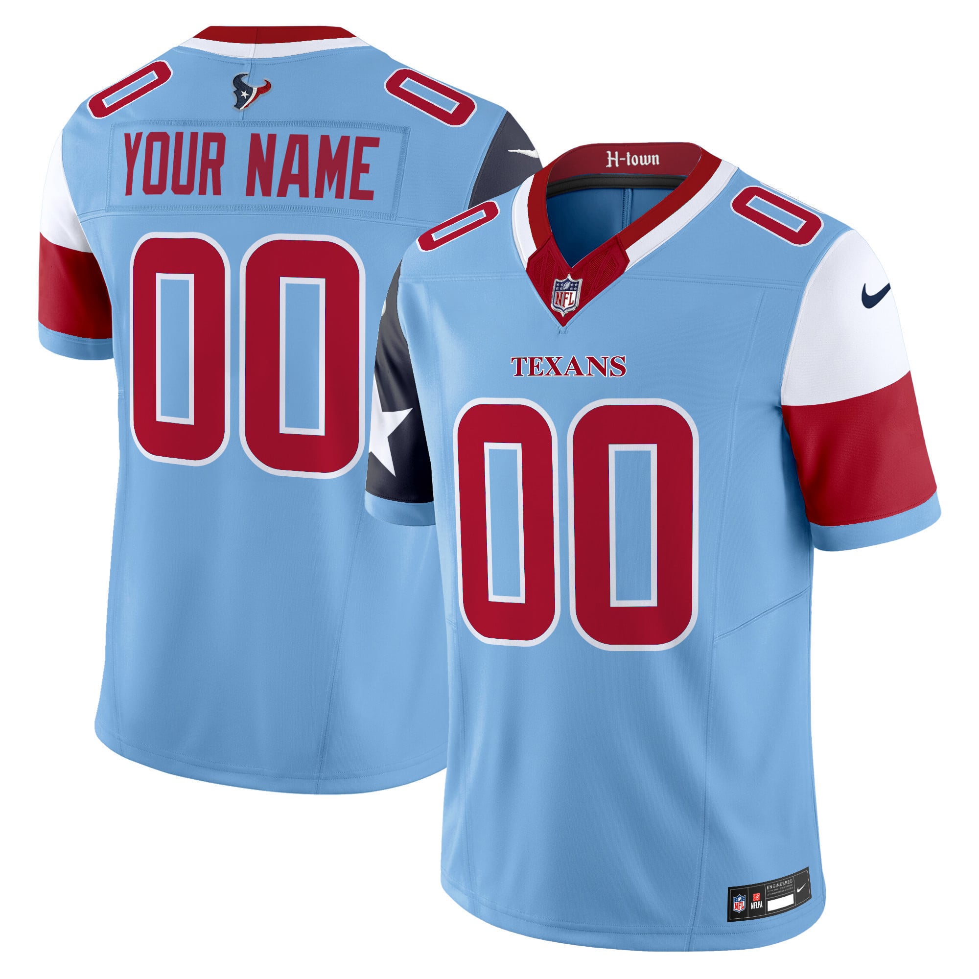 Houston Texans 2024 Vapor Limited Custom Jersey V5 – All Stitched