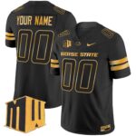 Boise State Broncos 2024 Gold Vapor Limited Custom Jersey – All Stitched