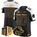 Boise State Broncos 2024 Gold Vapor Limited Custom Jersey – All Stitched