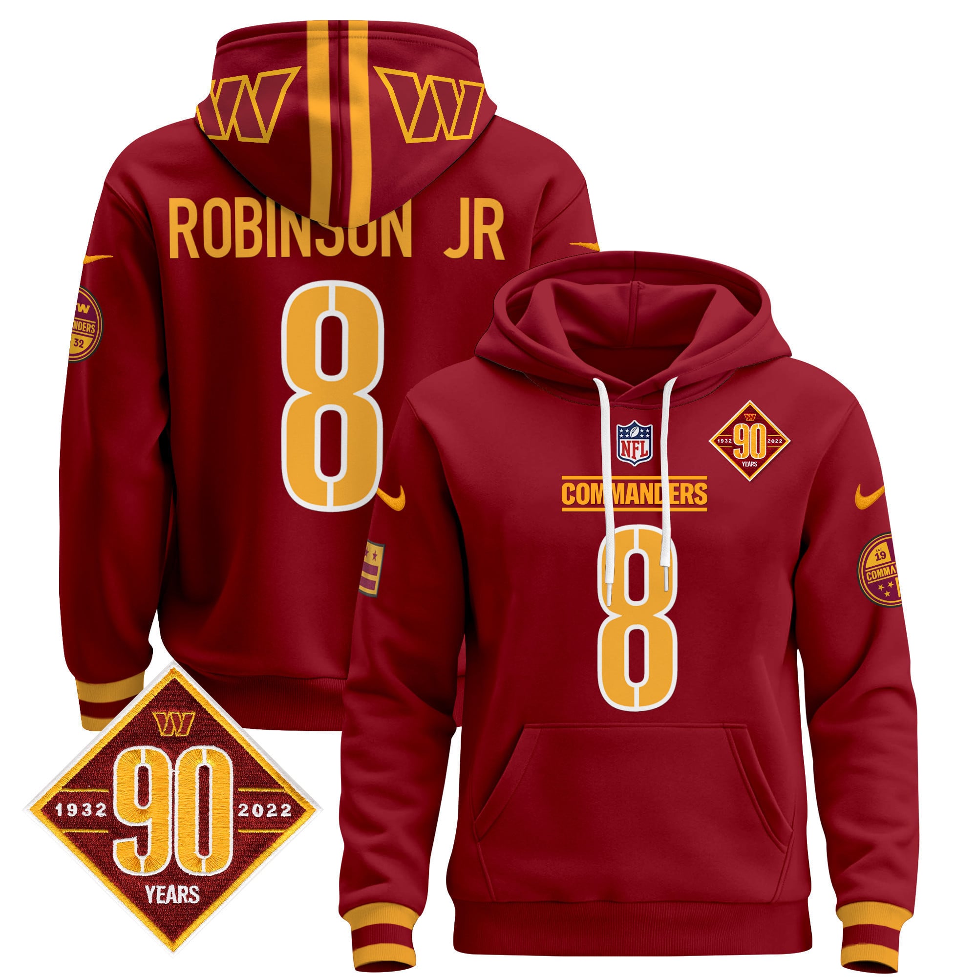 Washington Commanders 2024 Pullover Hoodie