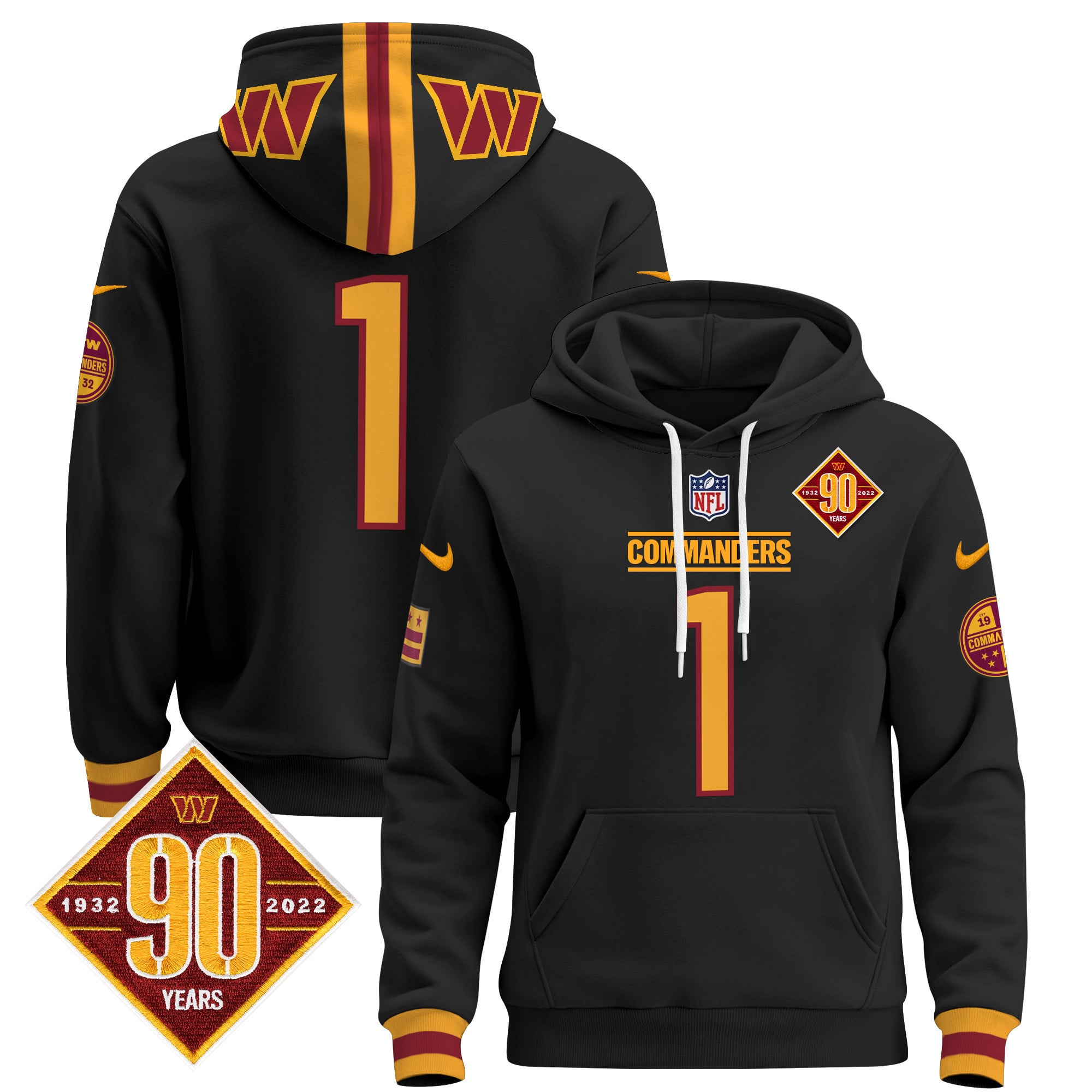 Washington Commanders 2024 Pullover Hoodie