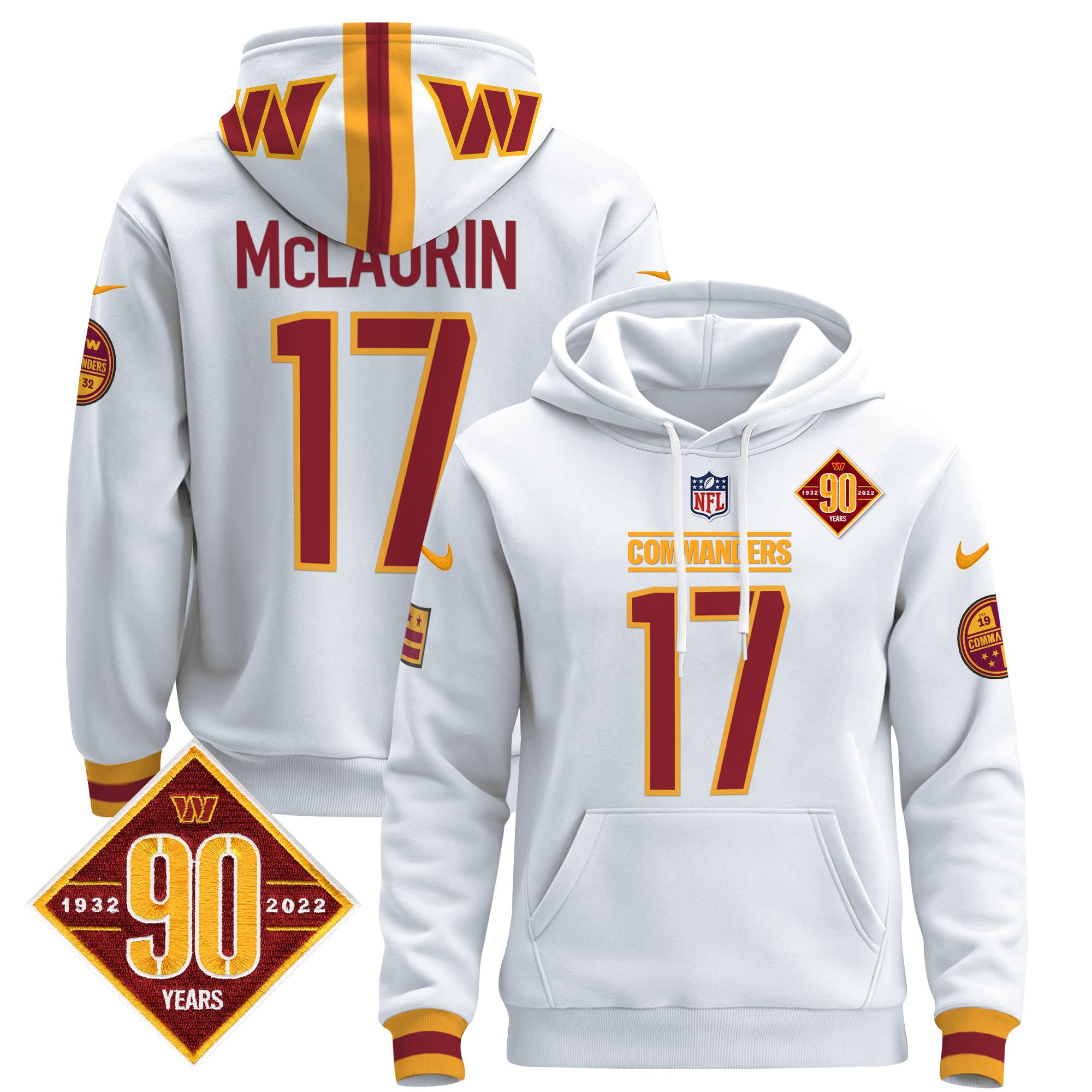 Washington Commanders 2024 Pullover Hoodie