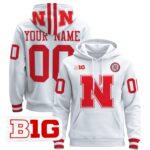 Nebraska Cornhuskers 2024 Custom Pullover Hoodie V2