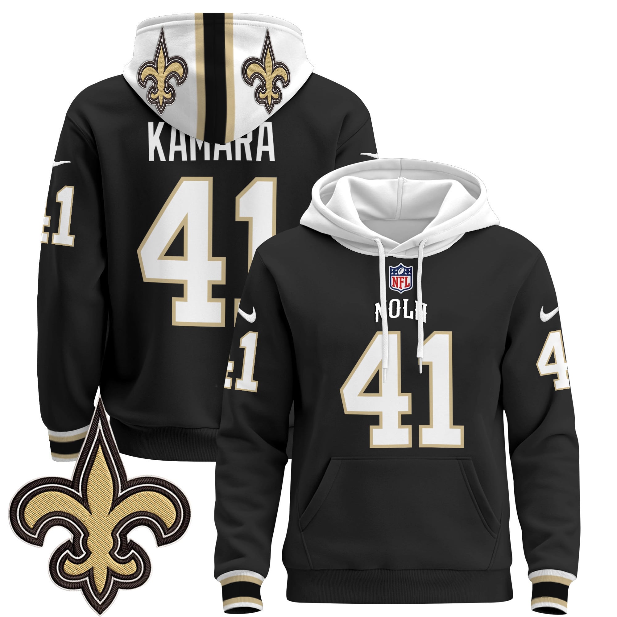 New Orleans Saints 2024 Pullover Hoodie