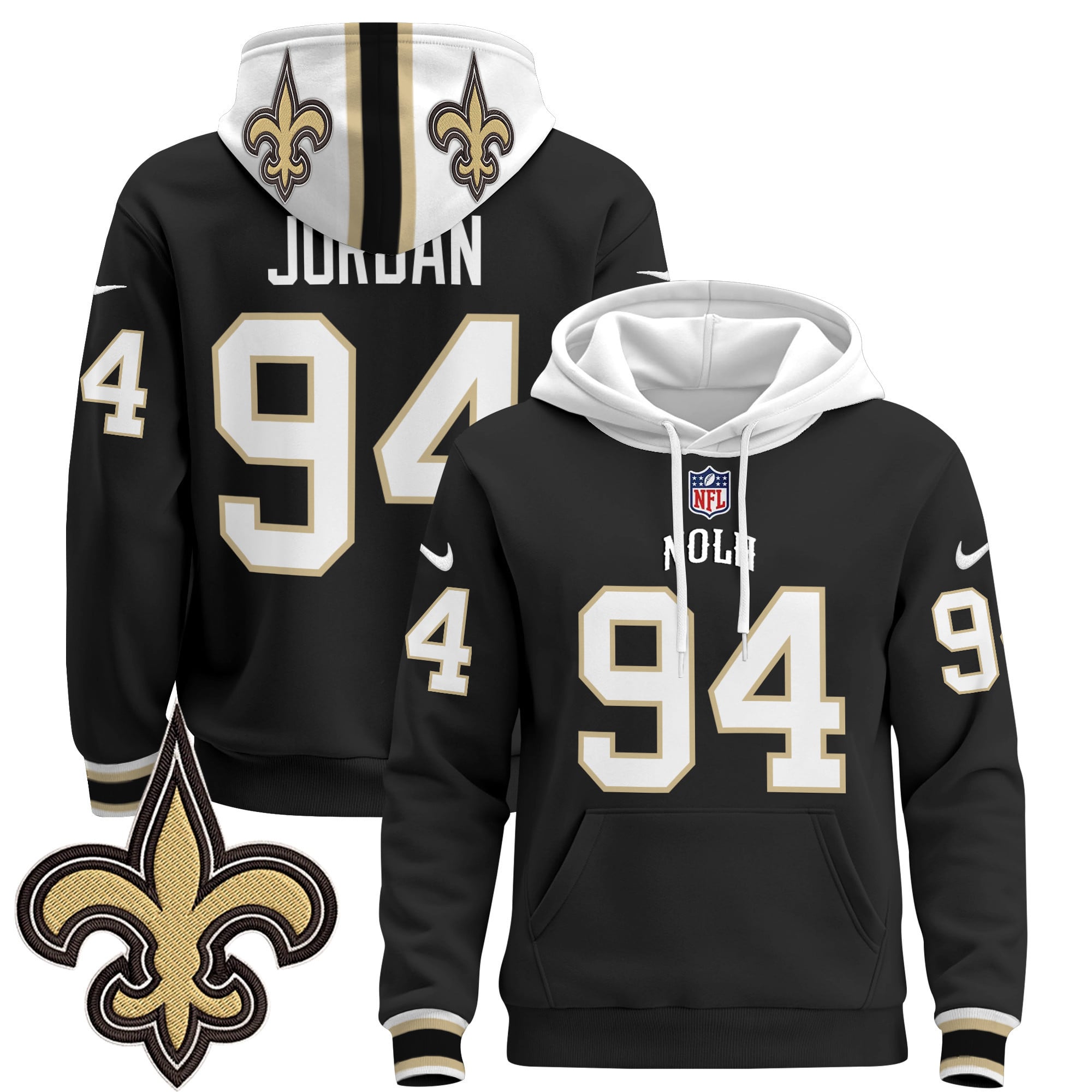 New Orleans Saints 2024 Pullover Hoodie