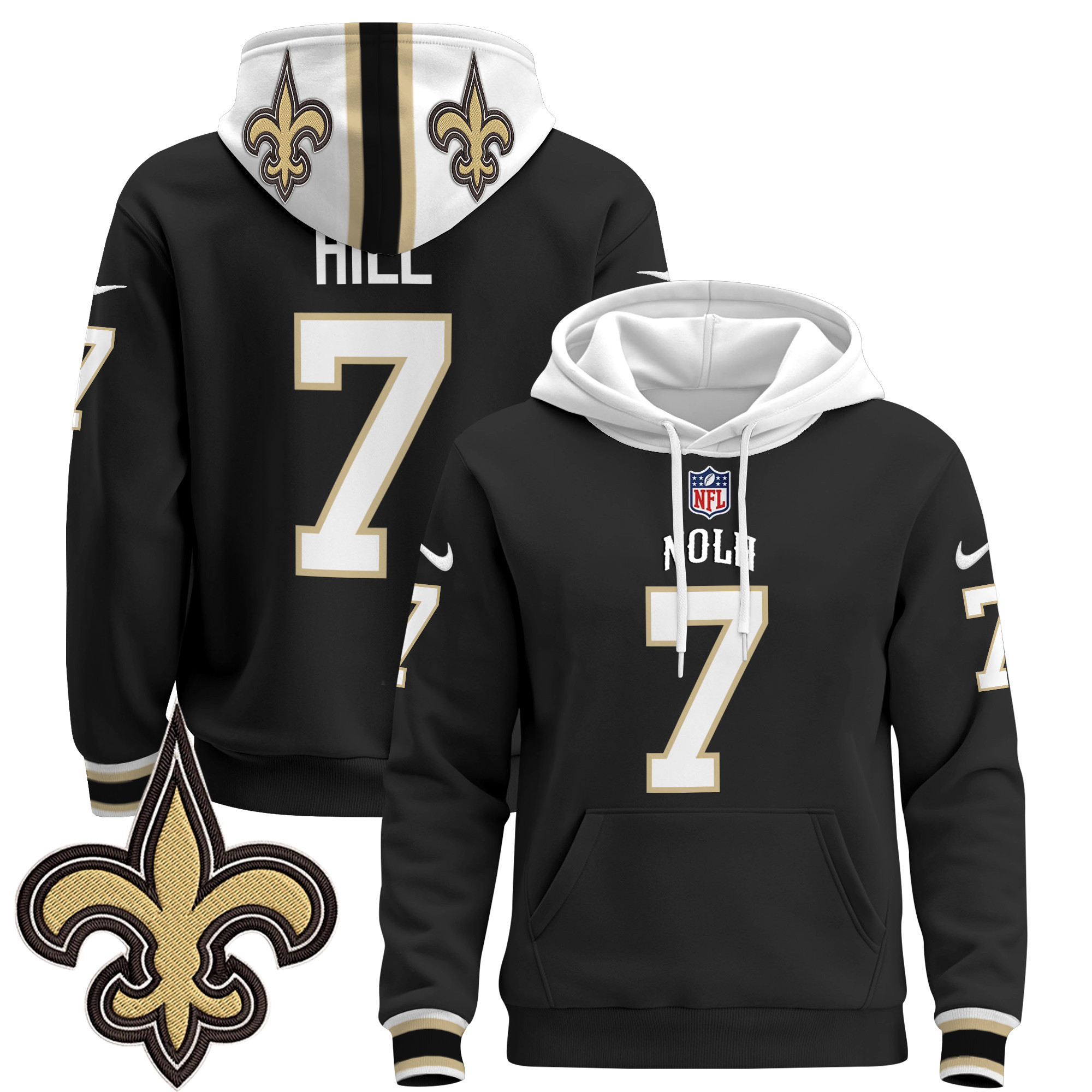 New Orleans Saints 2024 Pullover Hoodie