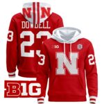 Men’s Nebraska Cornhuskers 2024 Pullover Hoodie V2 – All Stitched