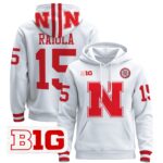 Men’s Nebraska Cornhuskers 2024 Pullover Hoodie V2 – All Stitched