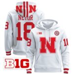 Men’s Nebraska Cornhuskers 2024 Pullover Hoodie V2 – All Stitched