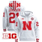 Men’s Nebraska Cornhuskers 2024 Pullover Hoodie V2 – All Stitched