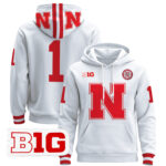 Men’s Nebraska Cornhuskers 2024 Pullover Hoodie V2 – All Stitched