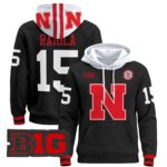 Men’s Nebraska Cornhuskers 2024 Pullover Hoodie V2 – All Stitched