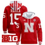 Men’s Nebraska Cornhuskers 2024 Pullover Hoodie V2 – All Stitched