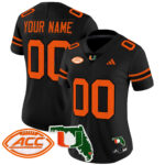 Miami Hurricanes 2024 Florida Patch Vapor Limited Custom Jersey – All Stitched