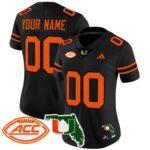 Miami Hurricanes 2024 Florida Patch Vapor Limited Custom Jersey – All Stitched