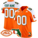 Miami Hurricanes 2024 Florida Patch Vapor Limited Custom Jersey – All Stitched
