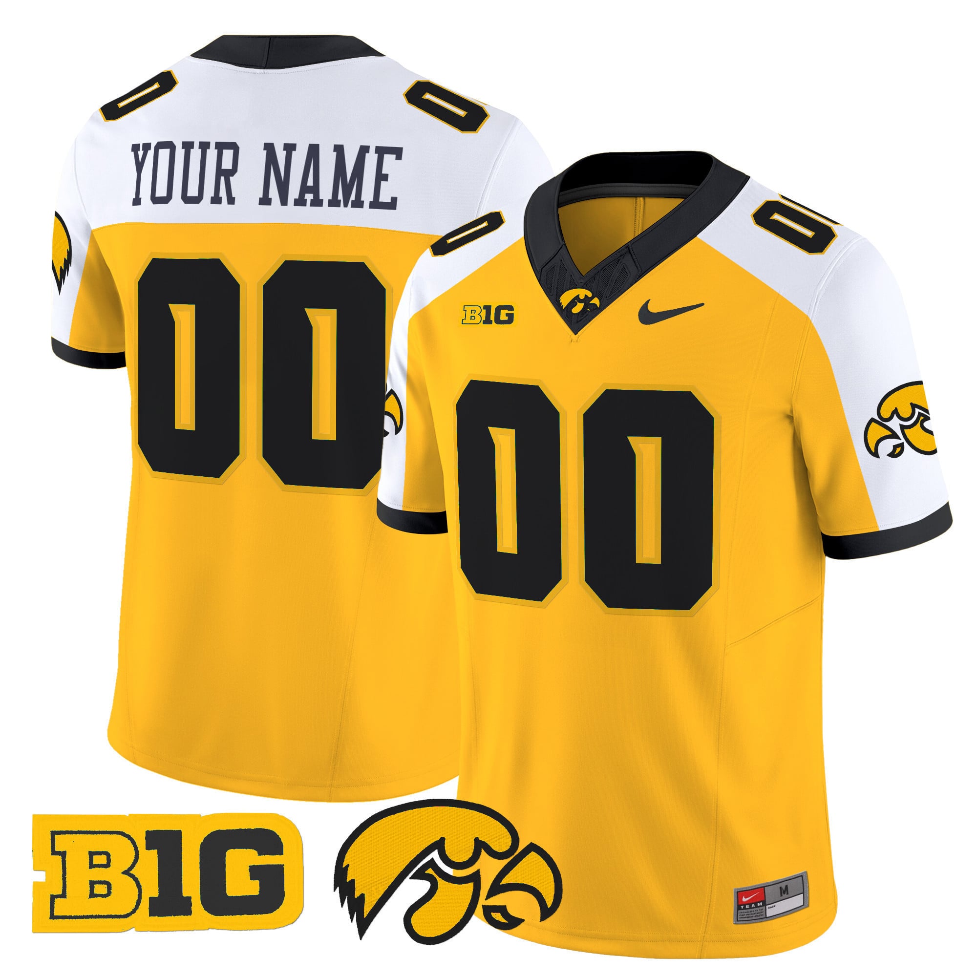 Iowa Hawkeyes 2024 Vapor Limited Custom Jersey – All Stitched