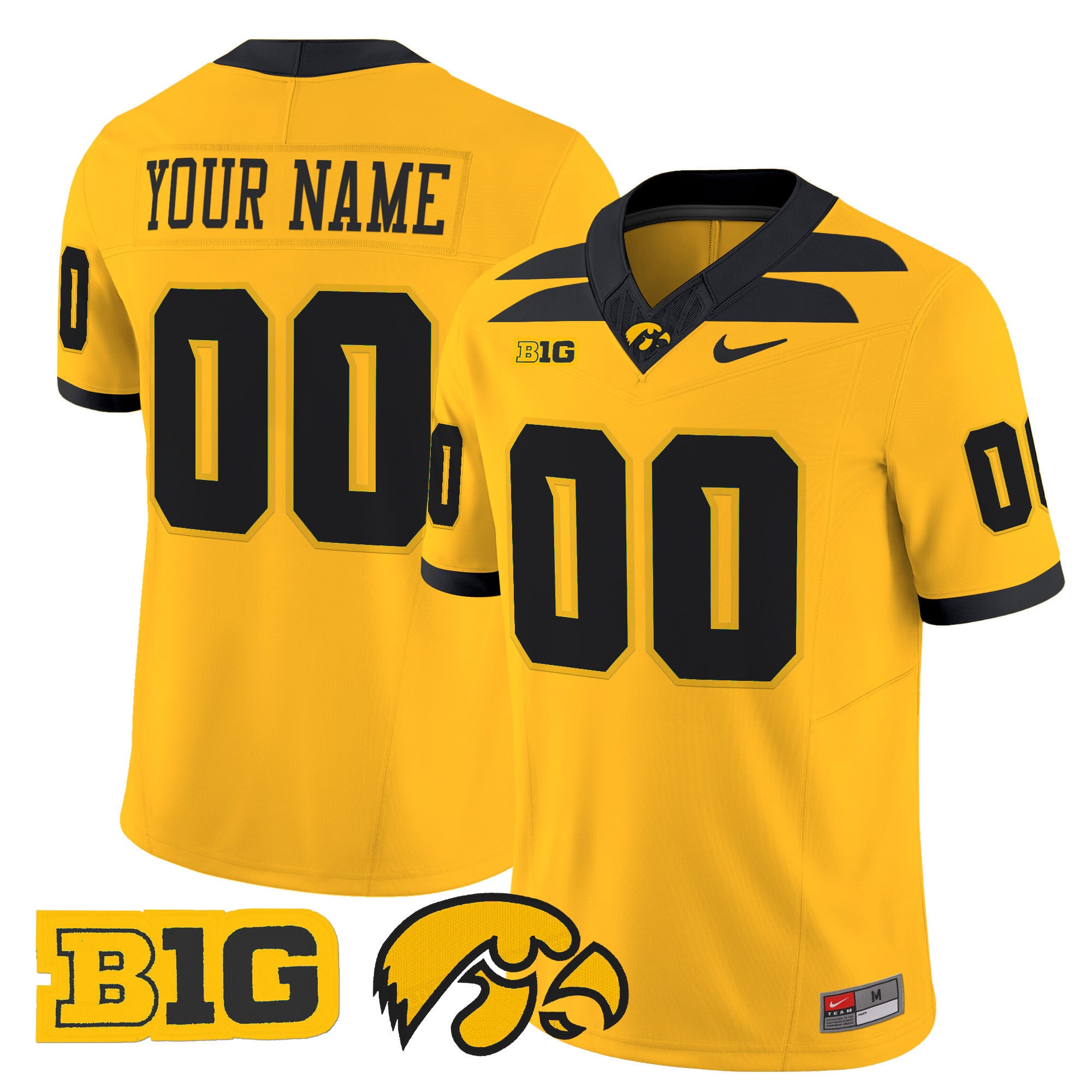Iowa Hawkeyes 2024 Vapor Limited Custom Jersey – All Stitched