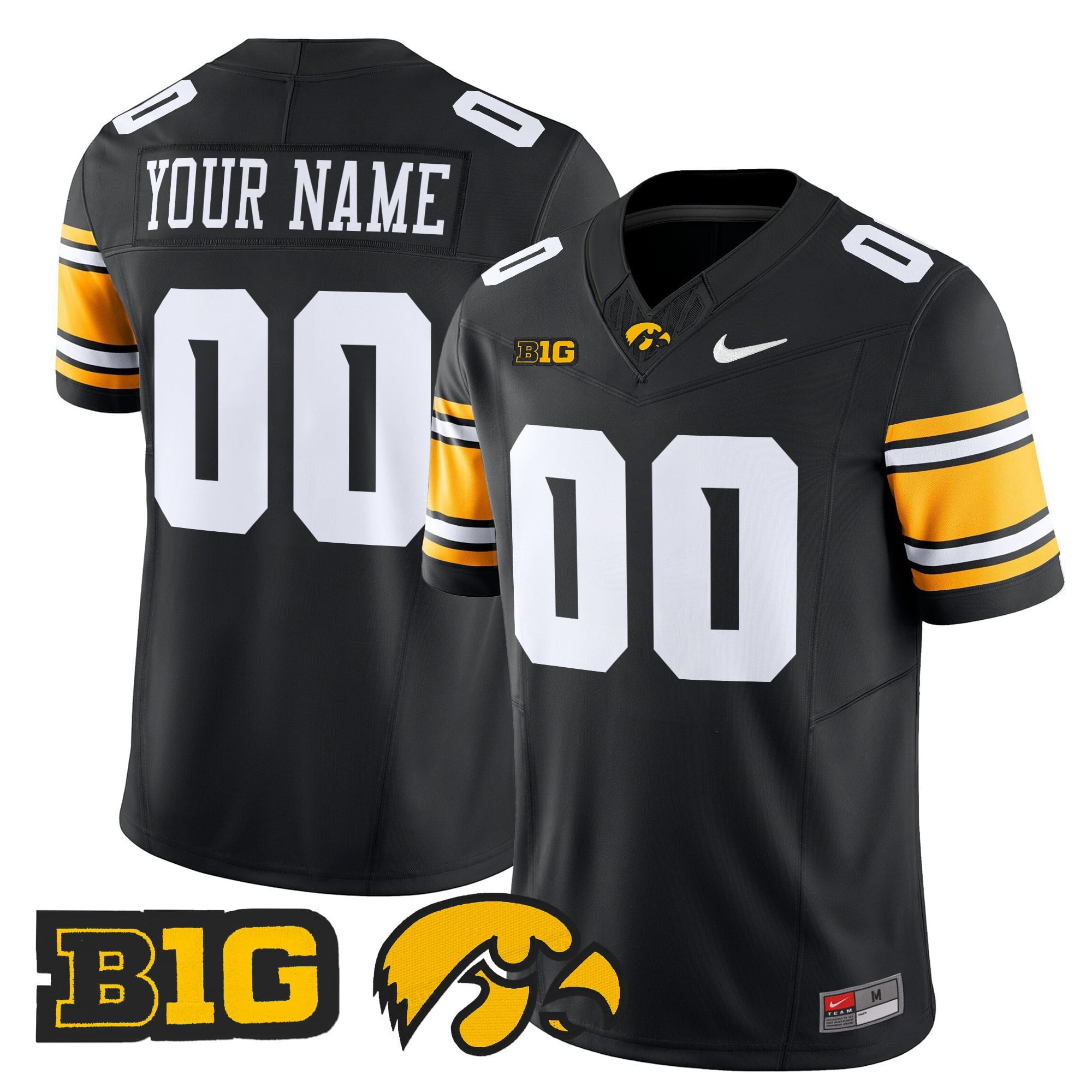 Iowa Hawkeyes 2024 Vapor Limited Custom Jersey – All Stitched