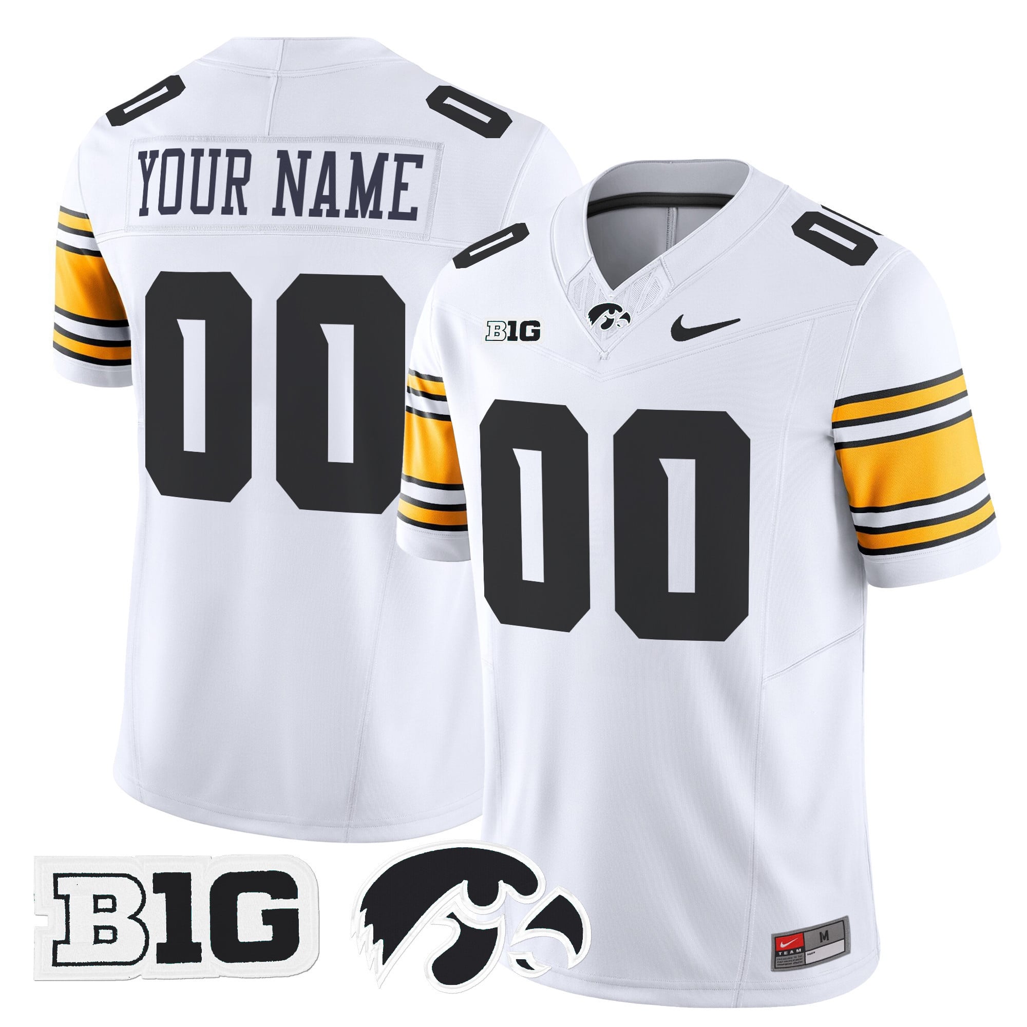 Iowa Hawkeyes 2024 Vapor Limited Custom Jersey – All Stitched