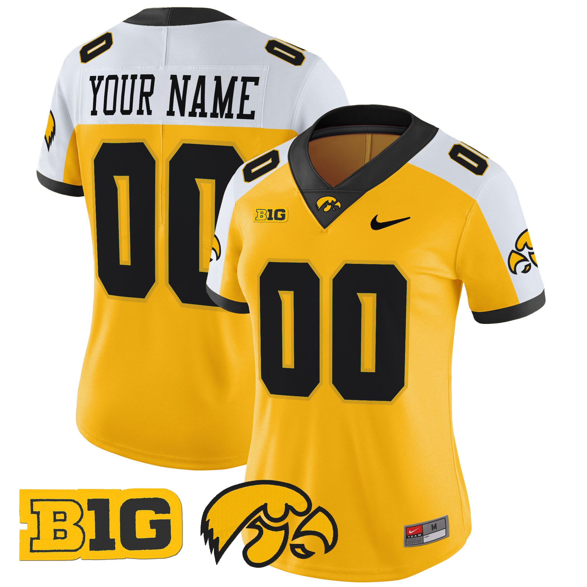 Iowa Hawkeyes 2024 Vapor Limited Custom Jersey – All Stitched