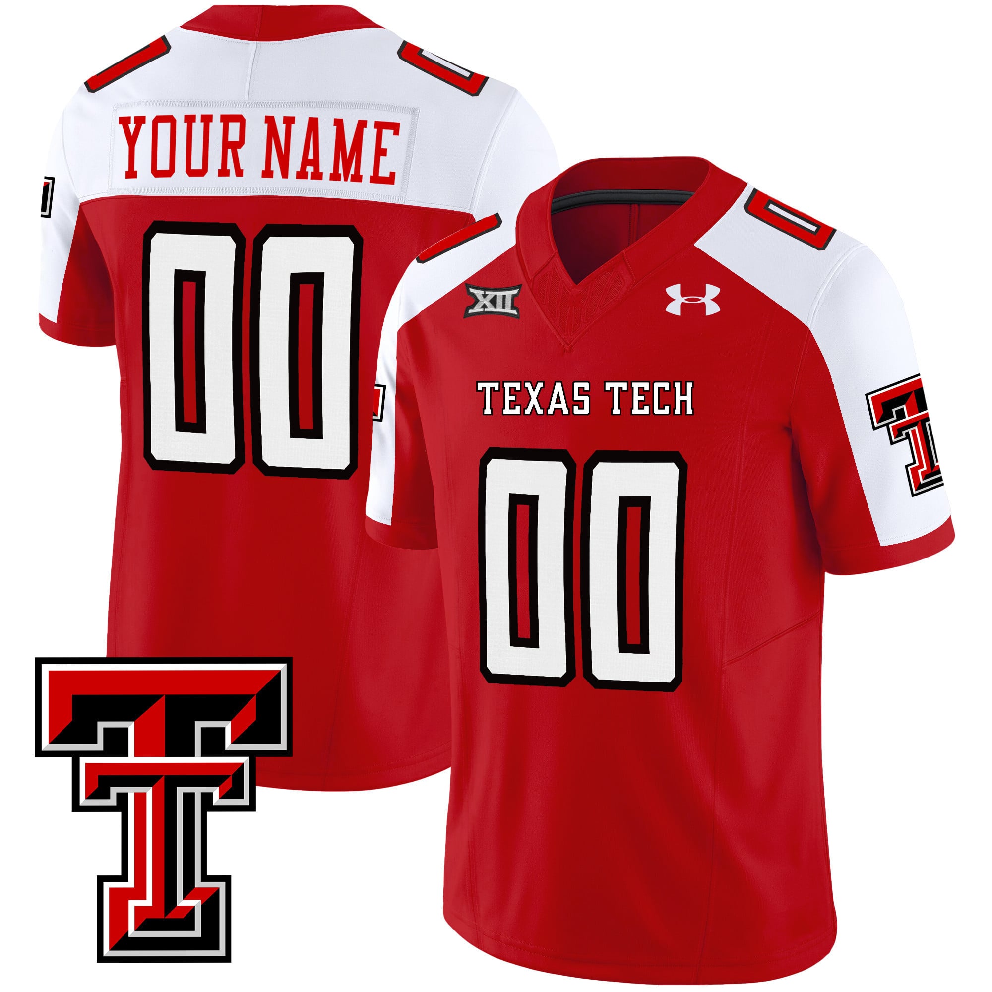 Texas Tech Red Raiders Vapor Limited Custom Jersey – All Stitched