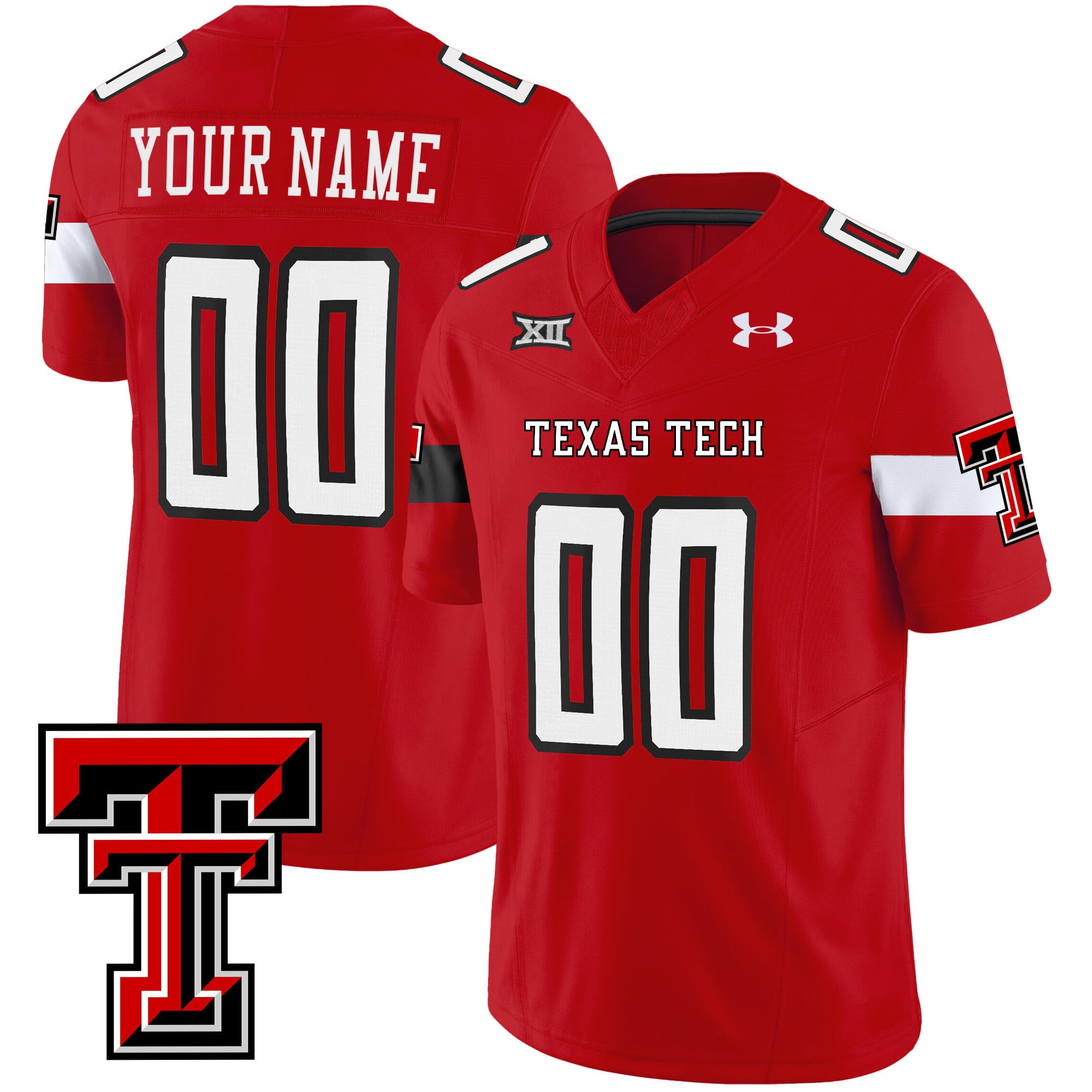 Texas Tech Red Raiders Vapor Limited Custom Jersey – All Stitched