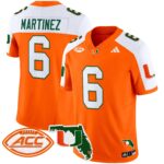 Men’s Miami Hurricanes 2024 Florida Patch Vapor Limited Jersey – All Stitched