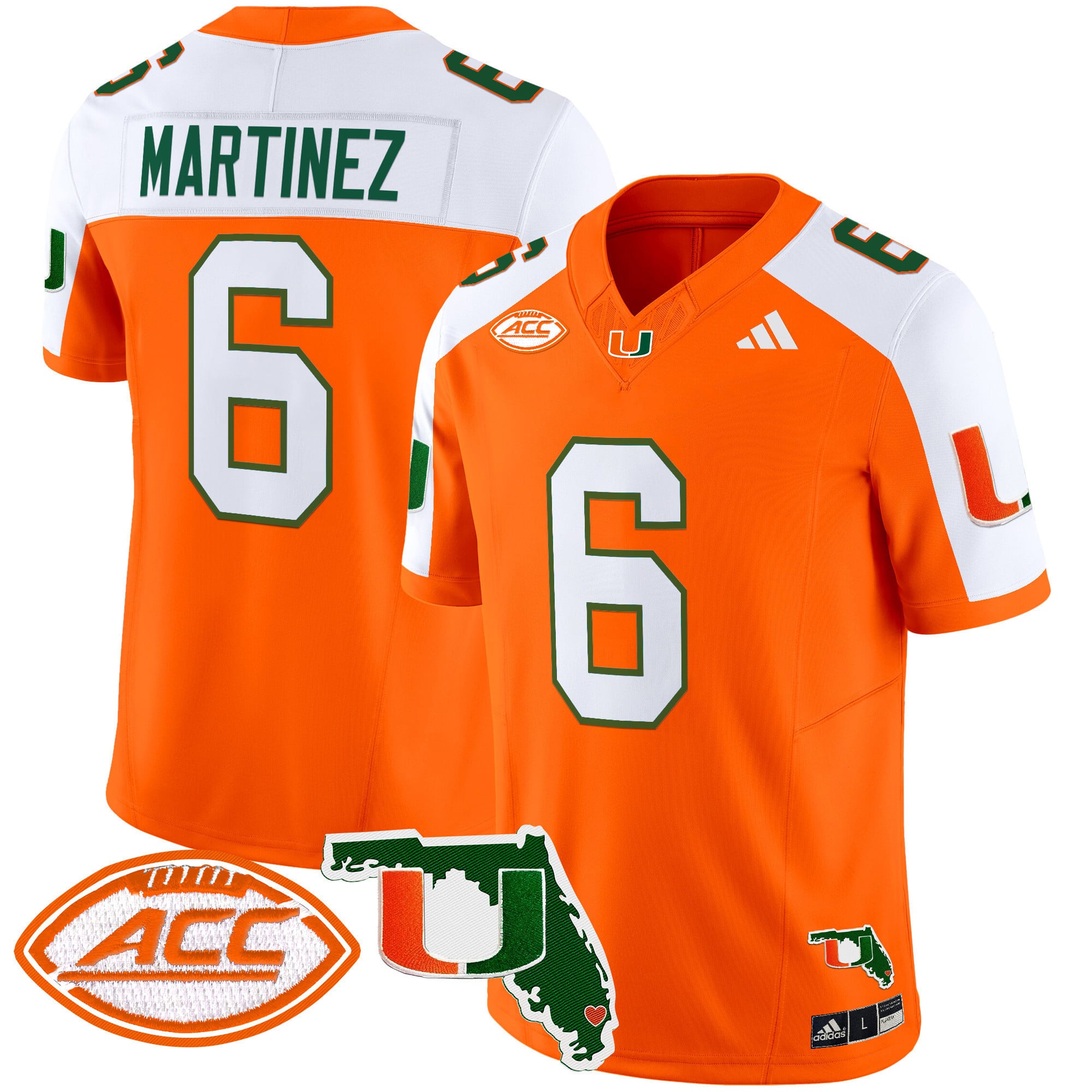 Men’s Miami Hurricanes 2024 Florida Patch Vapor Limited Jersey – All Stitched