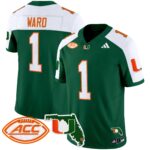 Men’s Miami Hurricanes 2024 Florida Patch Vapor Limited Jersey – All Stitched