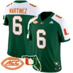 Men’s Miami Hurricanes 2024 Florida Patch Vapor Limited Jersey – All Stitched