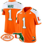 Men’s Miami Hurricanes 2024 Florida Patch Vapor Limited Jersey – All Stitched