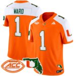 Men’s Miami Hurricanes 2024 Florida Patch Vapor Limited Jersey – All Stitched