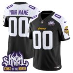 Minnesota Vikings King Of The North Patch Vapor Limited Custom Jersey – All Stitched