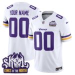 Minnesota Vikings King Of The North Patch Vapor Limited Custom Jersey – All Stitched