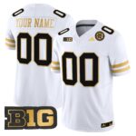 Nebraska Cornhuskers 2024 Gold Vapor Limited Custom Jersey – All Stitched