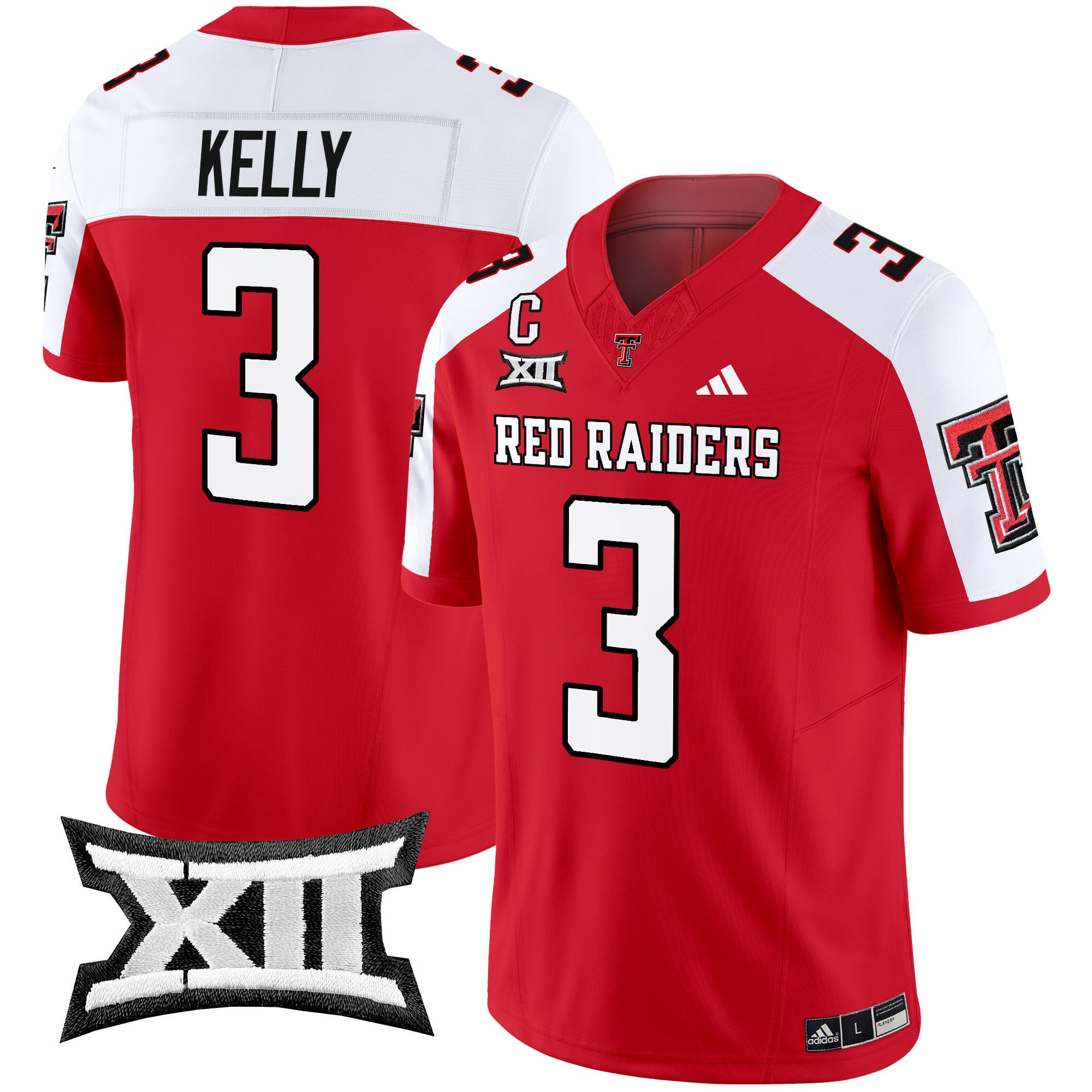Men’s Texas Tech Red Raiders 2024 Vapor Limited Jersey – All Stitched