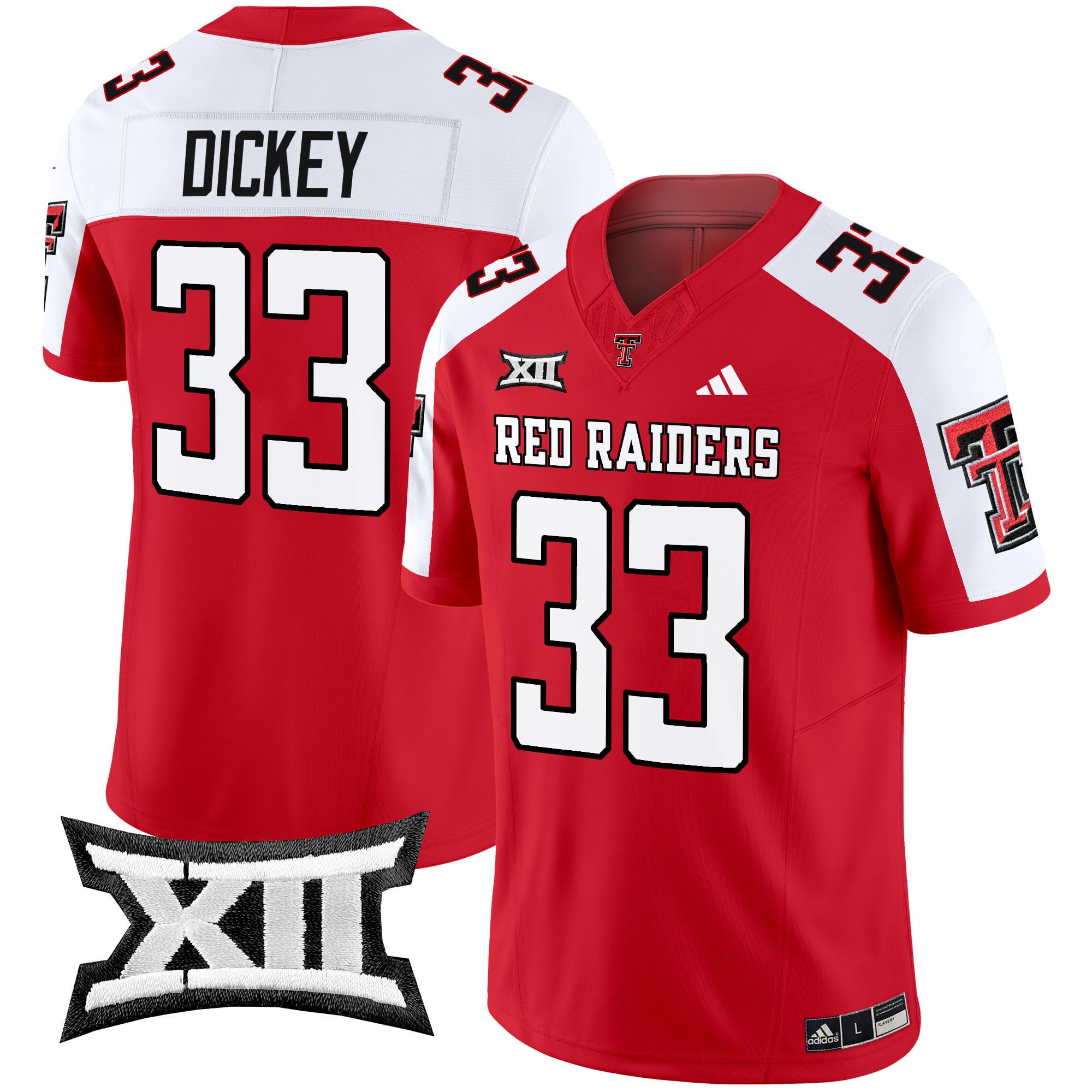 Men’s Texas Tech Red Raiders 2024 Vapor Limited Jersey – All Stitched