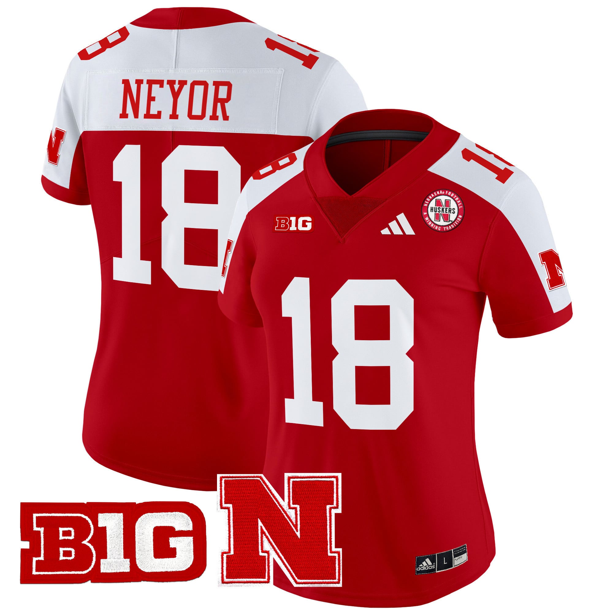 Women’s Nebraska Cornhuskers 2024 Vapor Limited Jersey – All Stitched