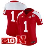 Women’s Nebraska Cornhuskers 2024 Vapor Limited Jersey – All Stitched