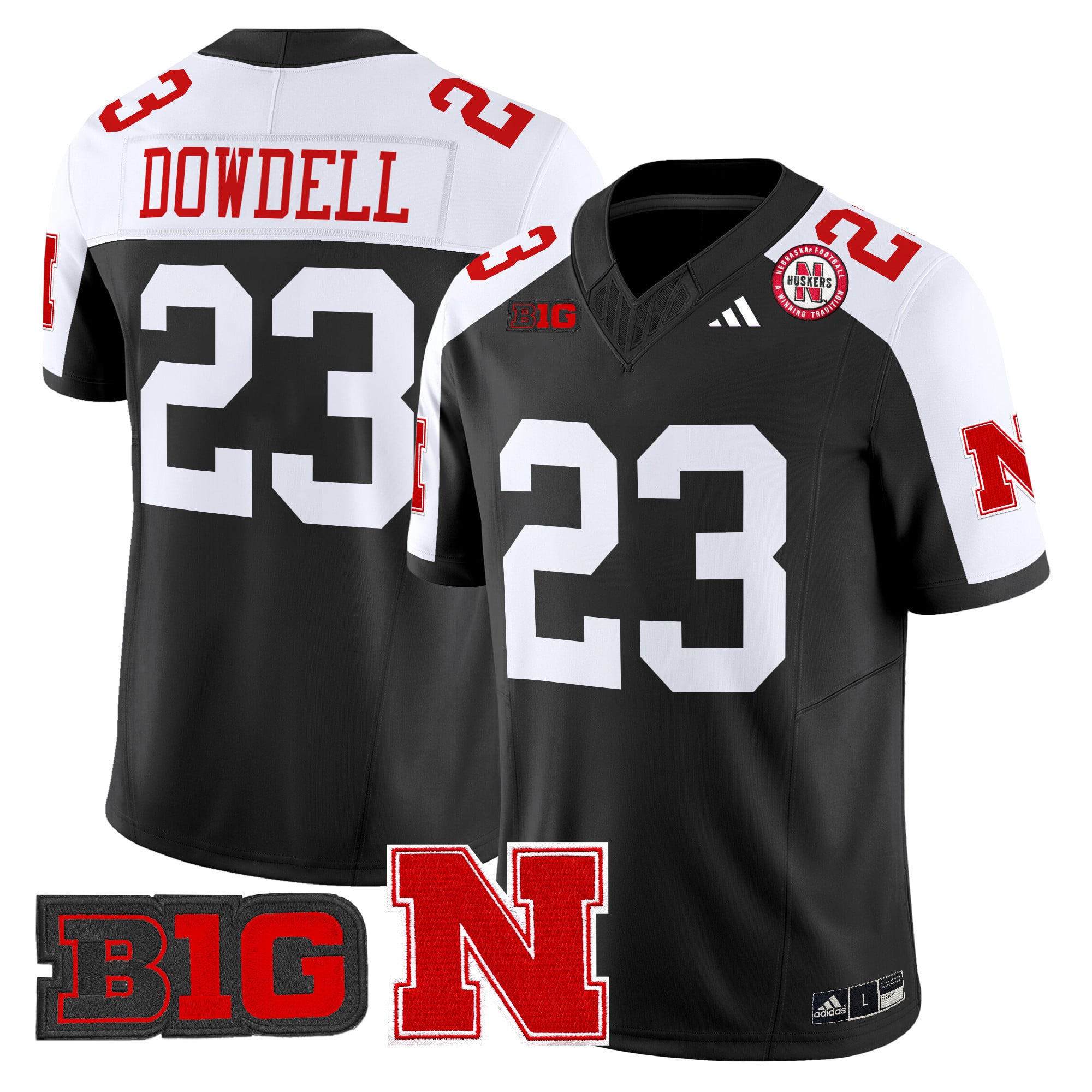 Men’s Nebraska Cornhuskers 2024 Vapor Limited Jersey – All Stitched