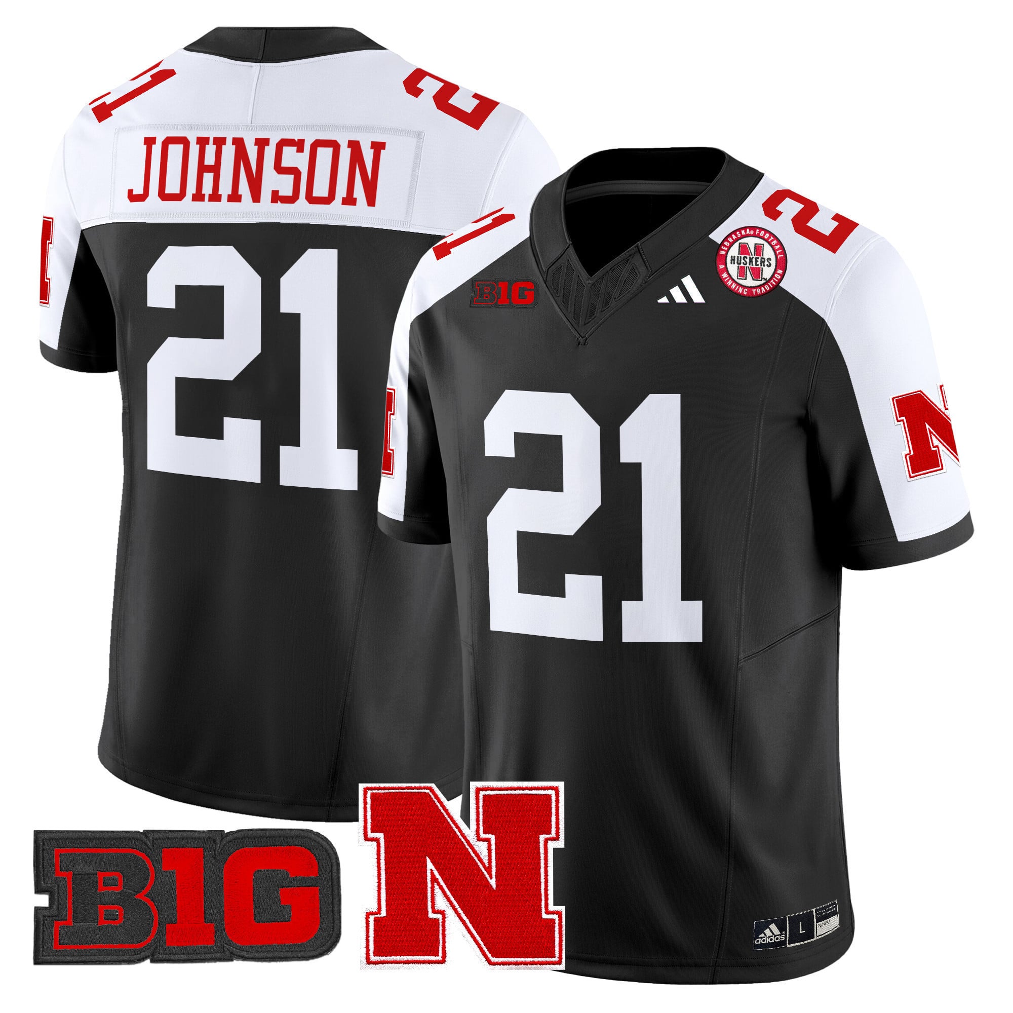 Men’s Nebraska Cornhuskers 2024 Vapor Limited Jersey – All Stitched