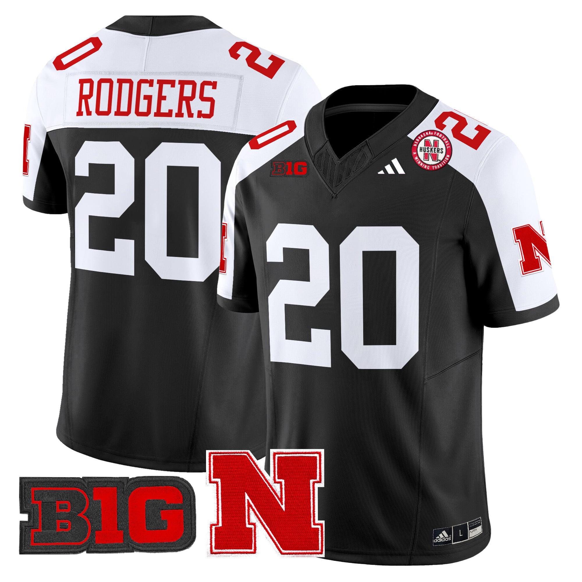 Men’s Nebraska Cornhuskers 2024 Vapor Limited Jersey – All Stitched