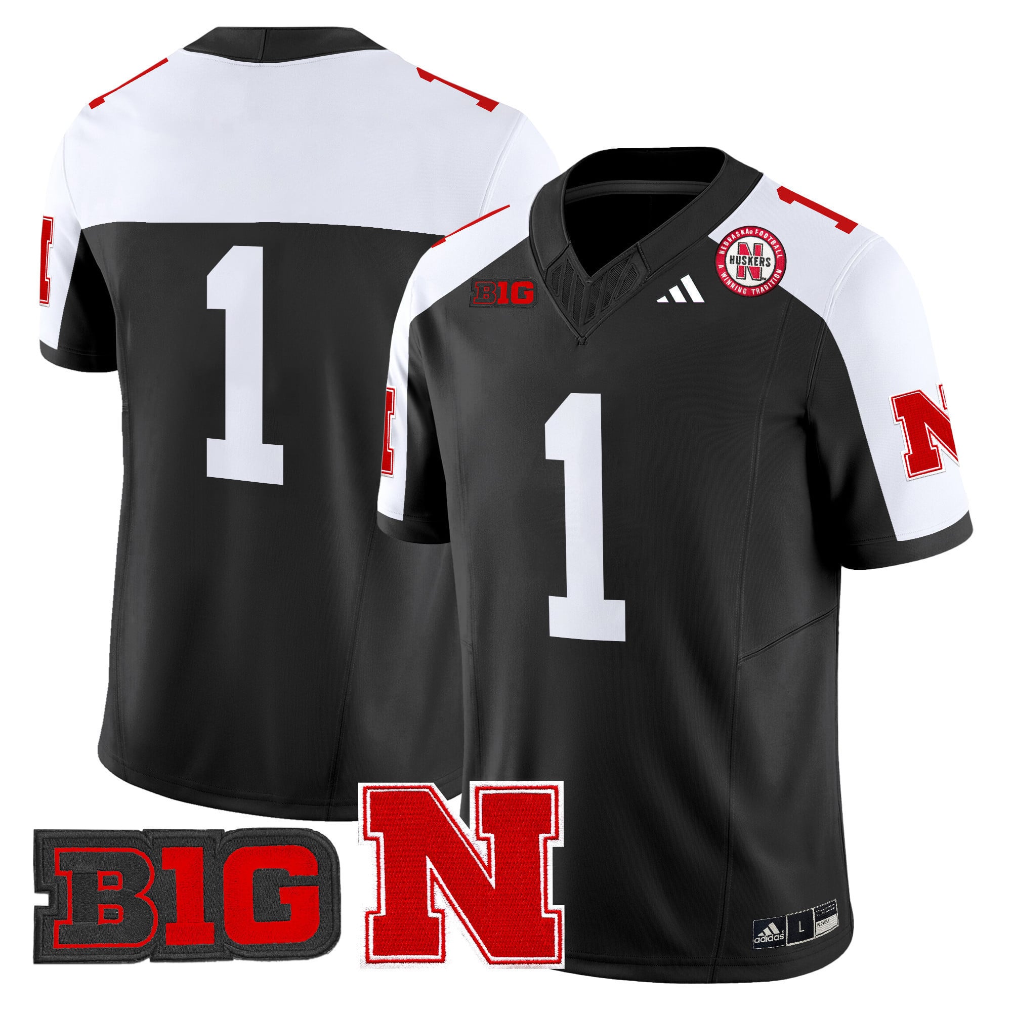 Men’s Nebraska Cornhuskers 2024 Vapor Limited Jersey – All Stitched